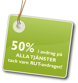 mer information om rut-avdraget finner Du på skatteverkets hemsida